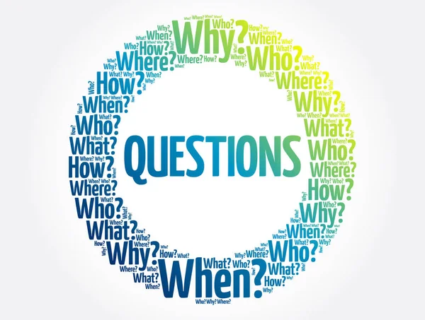 Perguntas Cujas Respostas São Consideradas Básicas Coleta Informações Resolução Problemas — Vetor de Stock