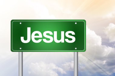 Jesus Green yol işareti Concep