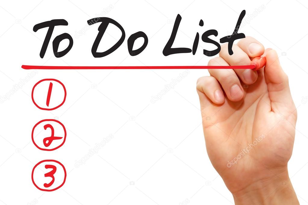 Hand writing Learn in To Do List, business concep