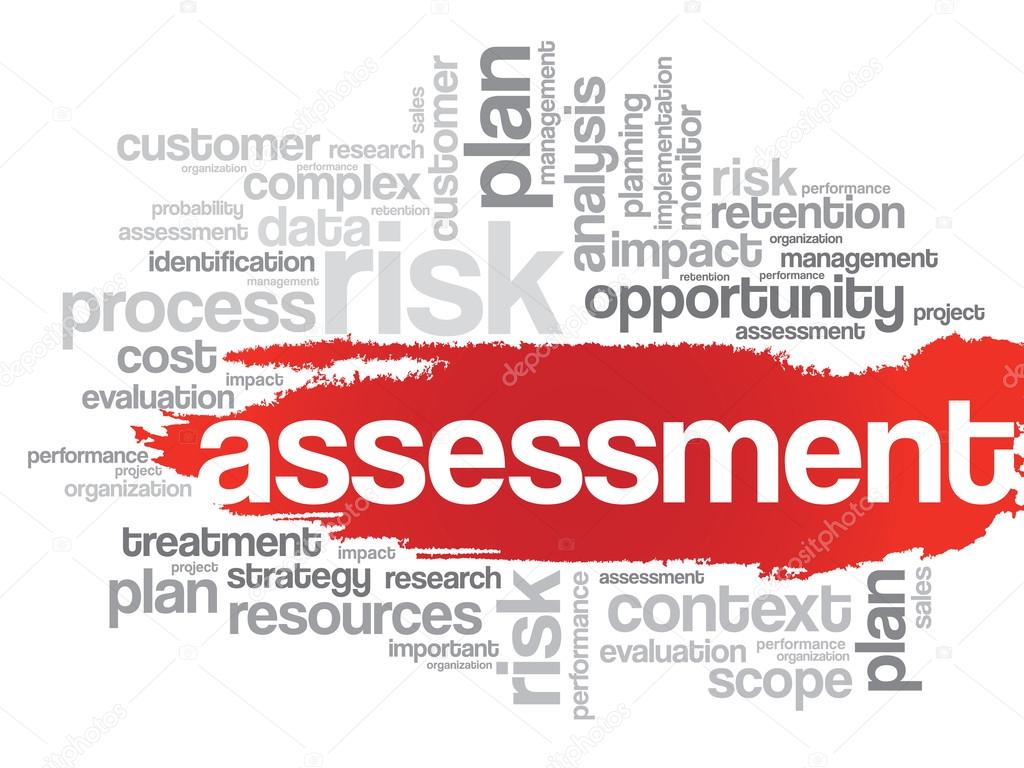 Assessment word tag cloud