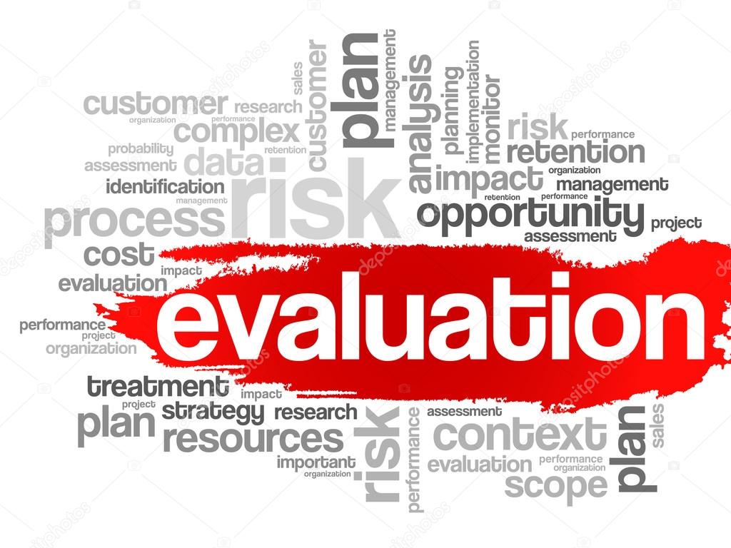 Evaluation concept in word tag cloud