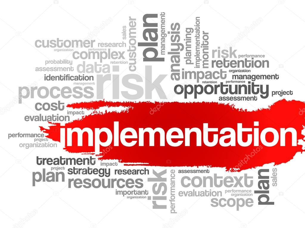 Implementation word cloud