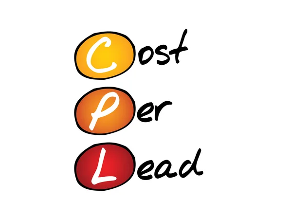 Cost Per Lead — Stock Vector