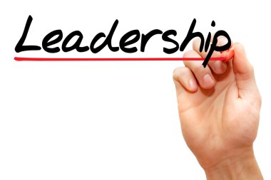 Liderlik, iş concep yazma el