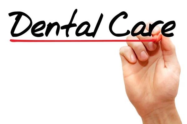 Hand writing Dental Care, concep — Stock Photo, Image