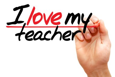öğretmenimi seviyorum