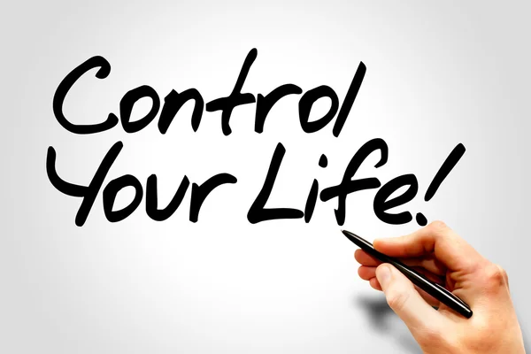 Controlar a sua vida ! — Fotografia de Stock