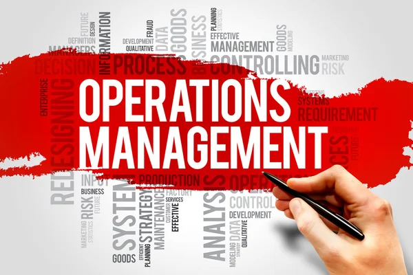 Operations Management — Stock Photo, Image