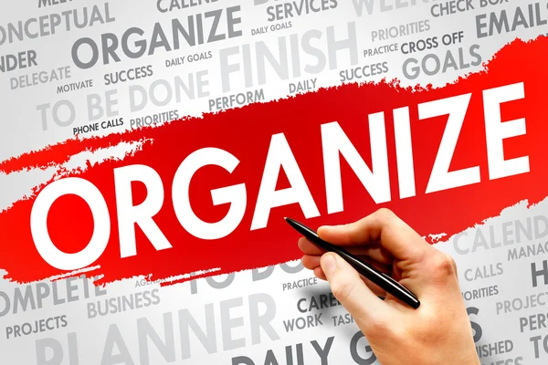 Organizar — Fotografia de Stock