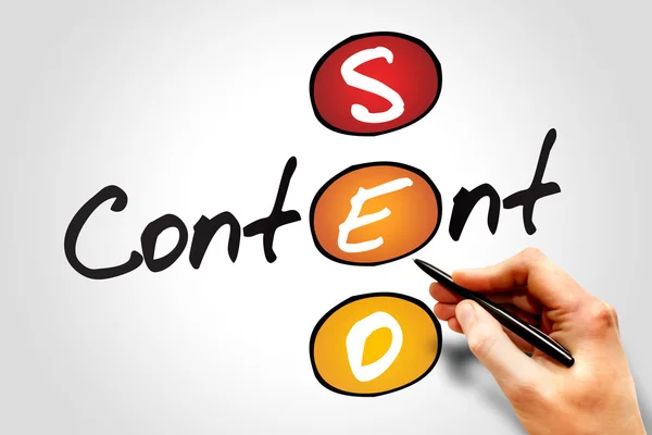 Contenuto seo — Foto Stock