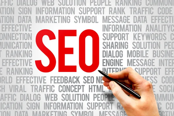 SEO, business concept Stock Image