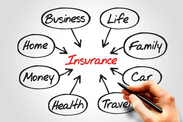 Insurance diagram — Stock Photo, Image