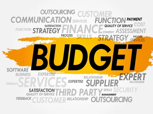 Költségvetés — Stock Vector