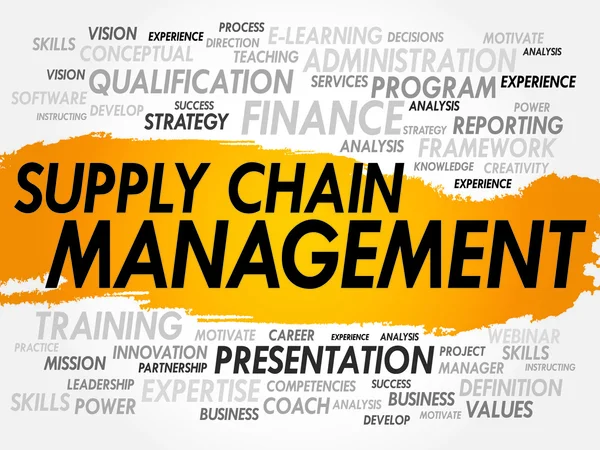 Supply Chain Management — Stockvektor