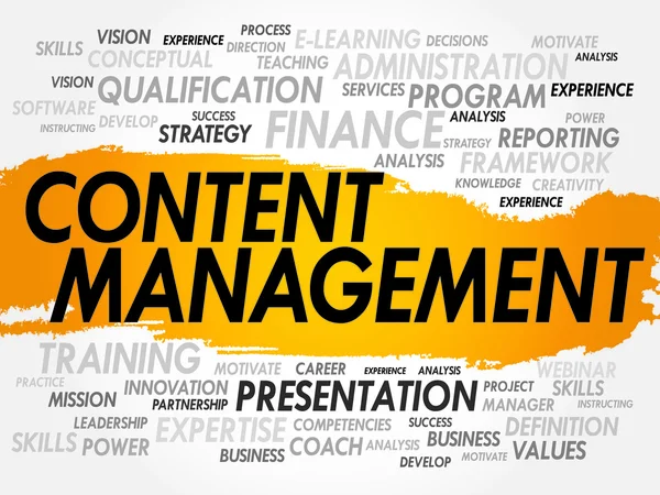 Content Management — Stockvektor