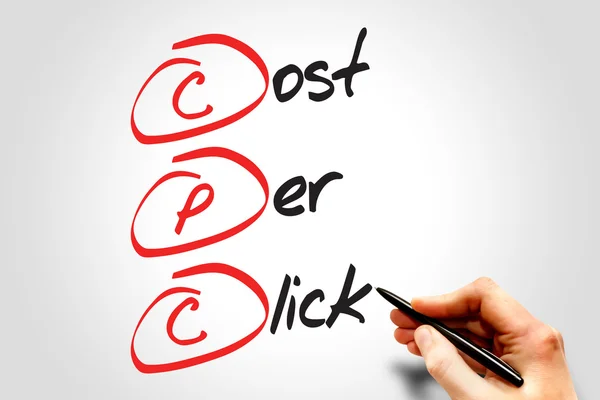 Cost Per Click — Stock Photo, Image