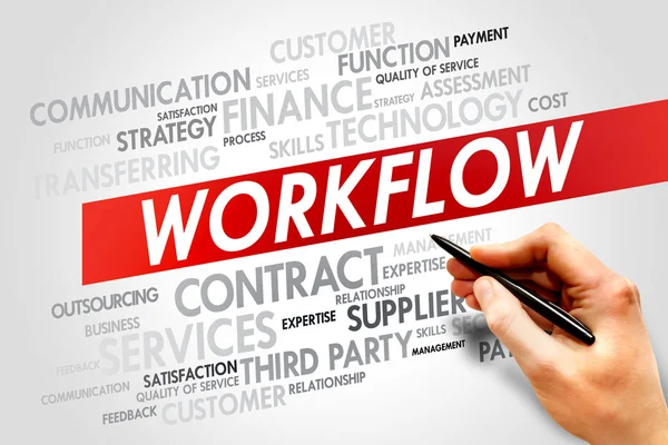 WORKFLOW — Stock Photo, Image