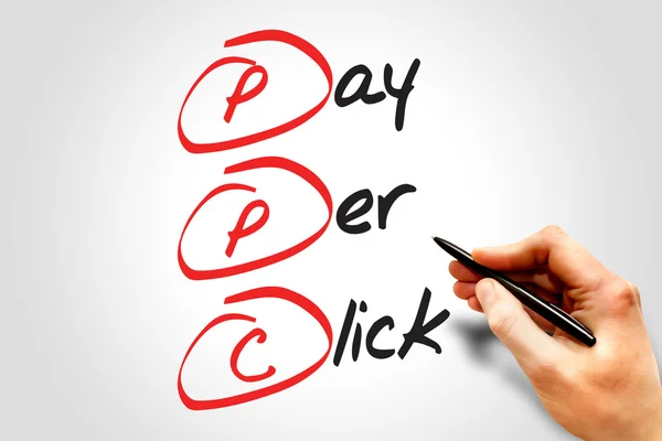 Pay per click — Stock Photo, Image