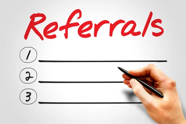 Referrals — Stock fotografie