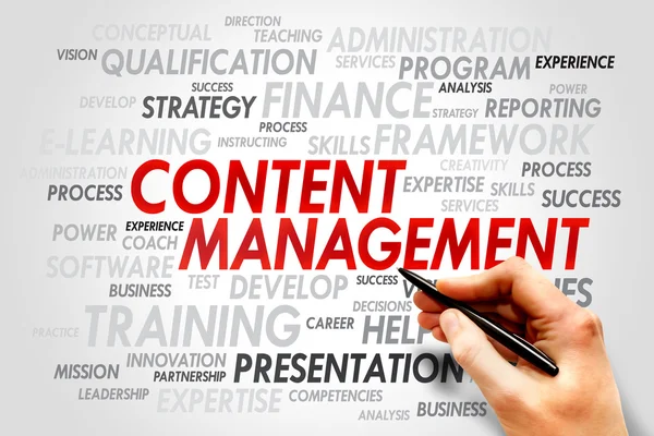 Content Management — Stock Photo, Image