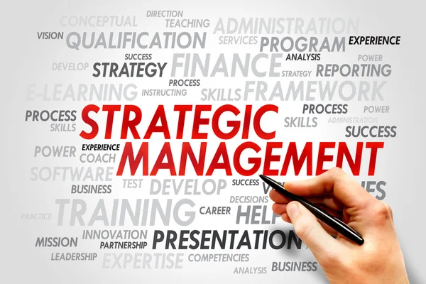 Zarządzanie strategiczne — Zdjęcie stockowe