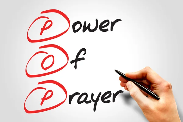 Poder de oração — Fotografia de Stock