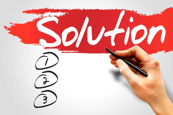 Lösung — Stockfoto