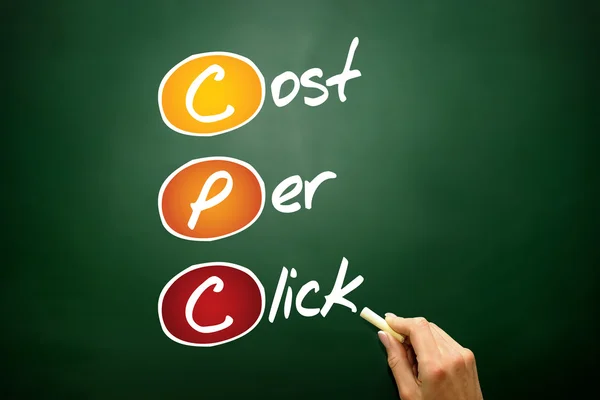 Cost Per Click — Stock Photo, Image