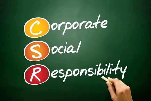 Şirket sosyal sorumluluğu — Stok fotoğraf