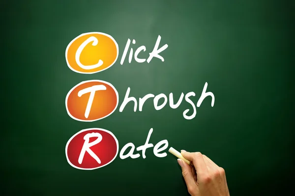 Click Through Rate — Stock Photo, Image