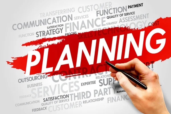 Planning — Stockfoto