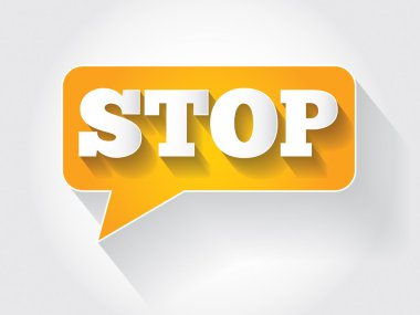 Mesaj kabarcık durdurmak