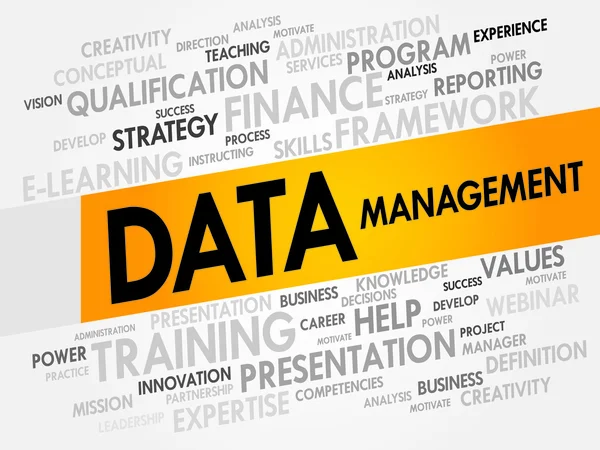 Data Management — Stock Vector