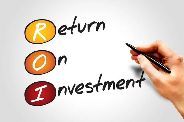 Rendimiento de la inversión —  Fotos de Stock