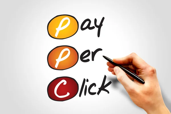 Pay per click — Stock Photo, Image