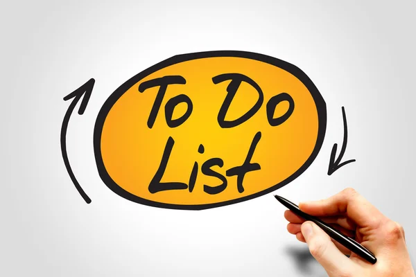 To Do List — Stock Photo, Image