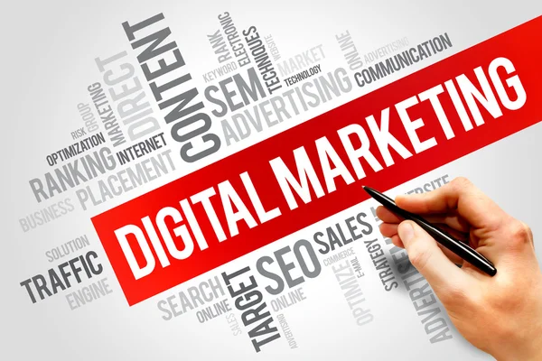 Digitales Marketing — Stockfoto