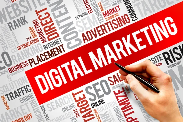 Digitales Marketing — Stockfoto