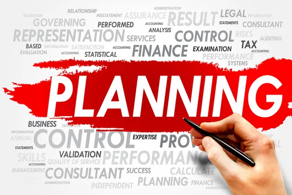 Planning — Stockfoto