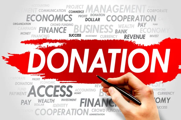 Donación — Foto de Stock