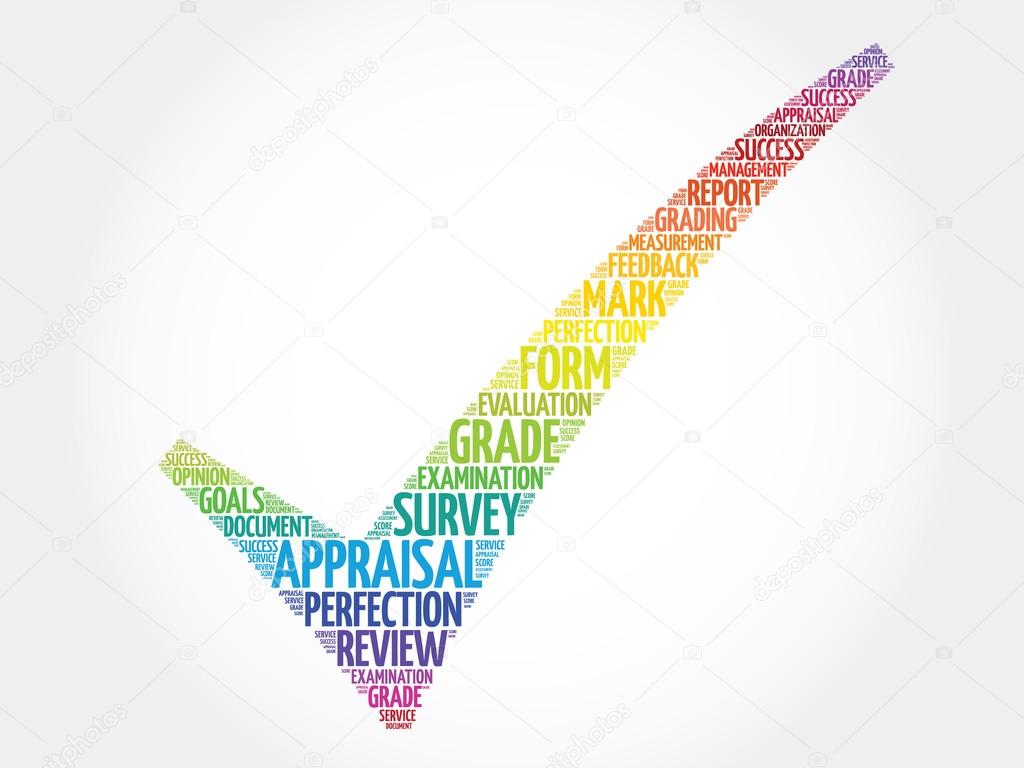 colorful appraisal check mark business concept words cloud photo by dizanna