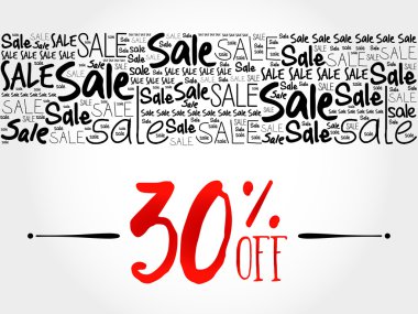 % 30 off Satılık kelime bulutu arka plan