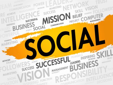 Sosyal kelime bulutu