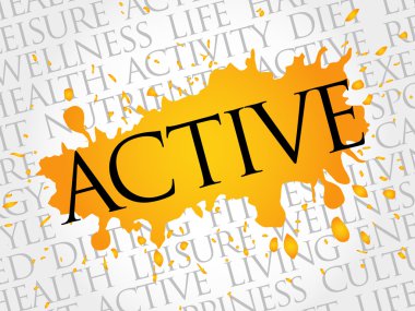 Etkin kelime bulutu, fitness, spor