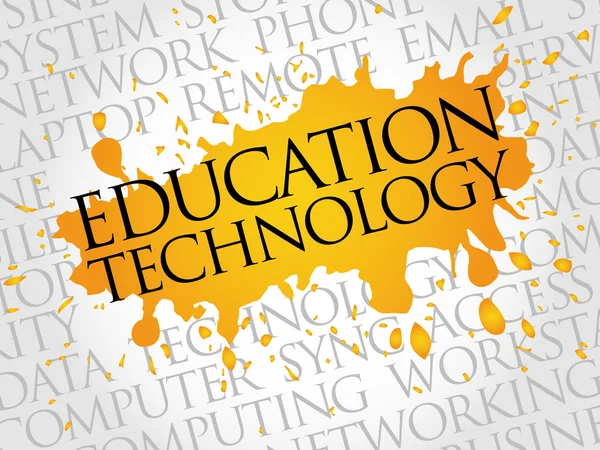 Education Technology word cloud — Stock Vector