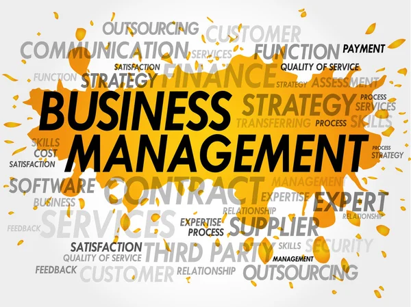 Слово бизнес-менеджменту — стоковый вектор
