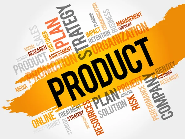 Product word cloud — Stockvector