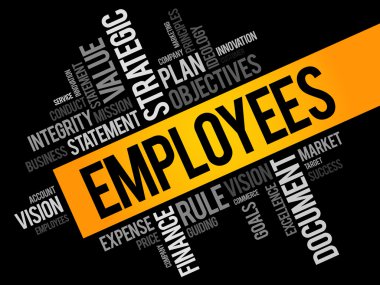 Çalışanların kelime bulutu