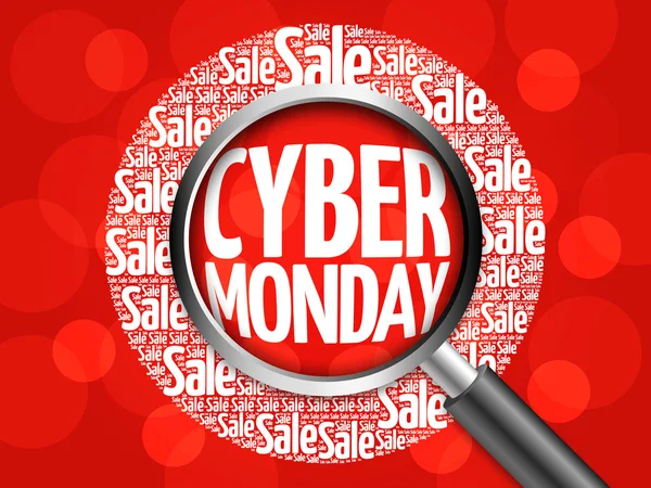 Cyber Monday word cloud — Stock Photo, Image