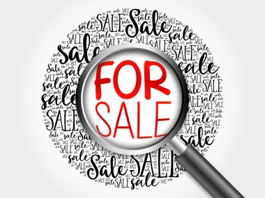 Satılık kelime bulutu için